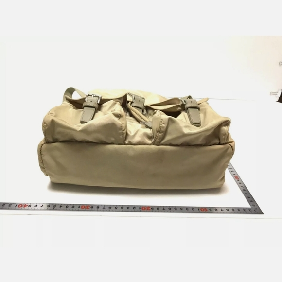 Vintage Prada Large Nylon Backpack Cammello - Picture 7 of 14